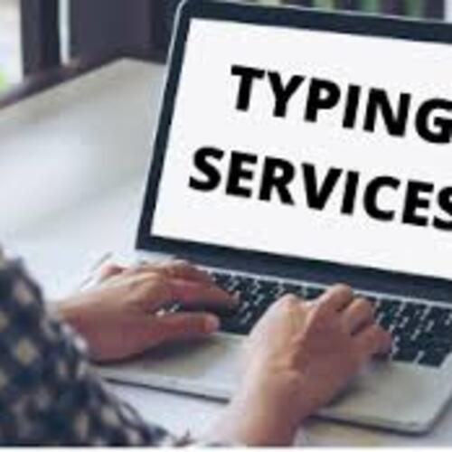 typing services in india